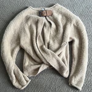 Cozy fashion nova cut out sweater